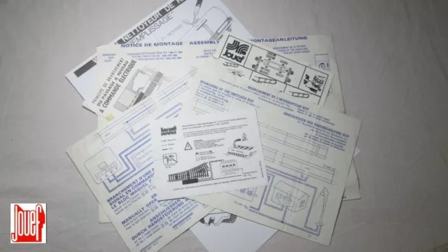 Notices jouef en pdf sur un CD