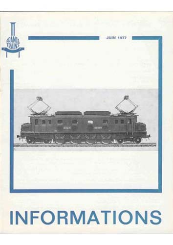 France Trains - Bulletin2 les 2D2 juin 1977
