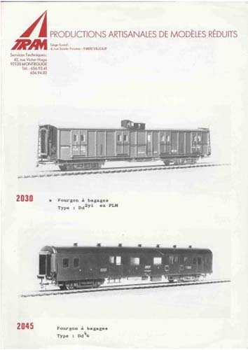 France Trains - Catalogue Tram 1982-83