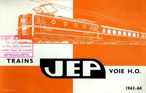 Jep - Catalogue 1963-64 voie HO