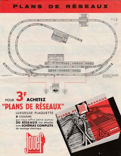 Jouef - Brochure de plans de réseaux 1962 v1