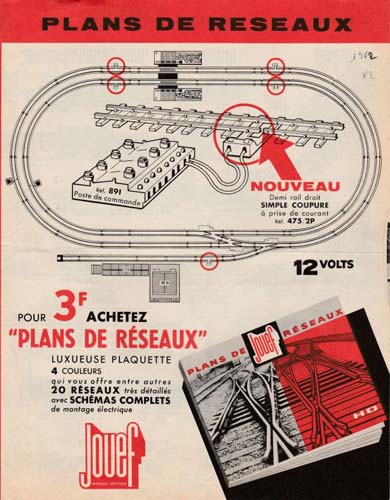 Jouef - Brochure de plans de réseaux 1962 v2