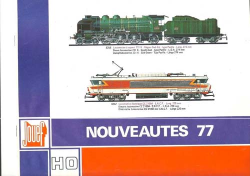 Jouef - Catalogues Nouveautés 1977